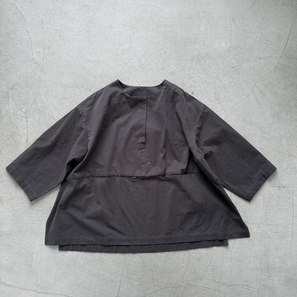 atelier d'antan Bouvetコットンプルオーバー　  ダークグレー