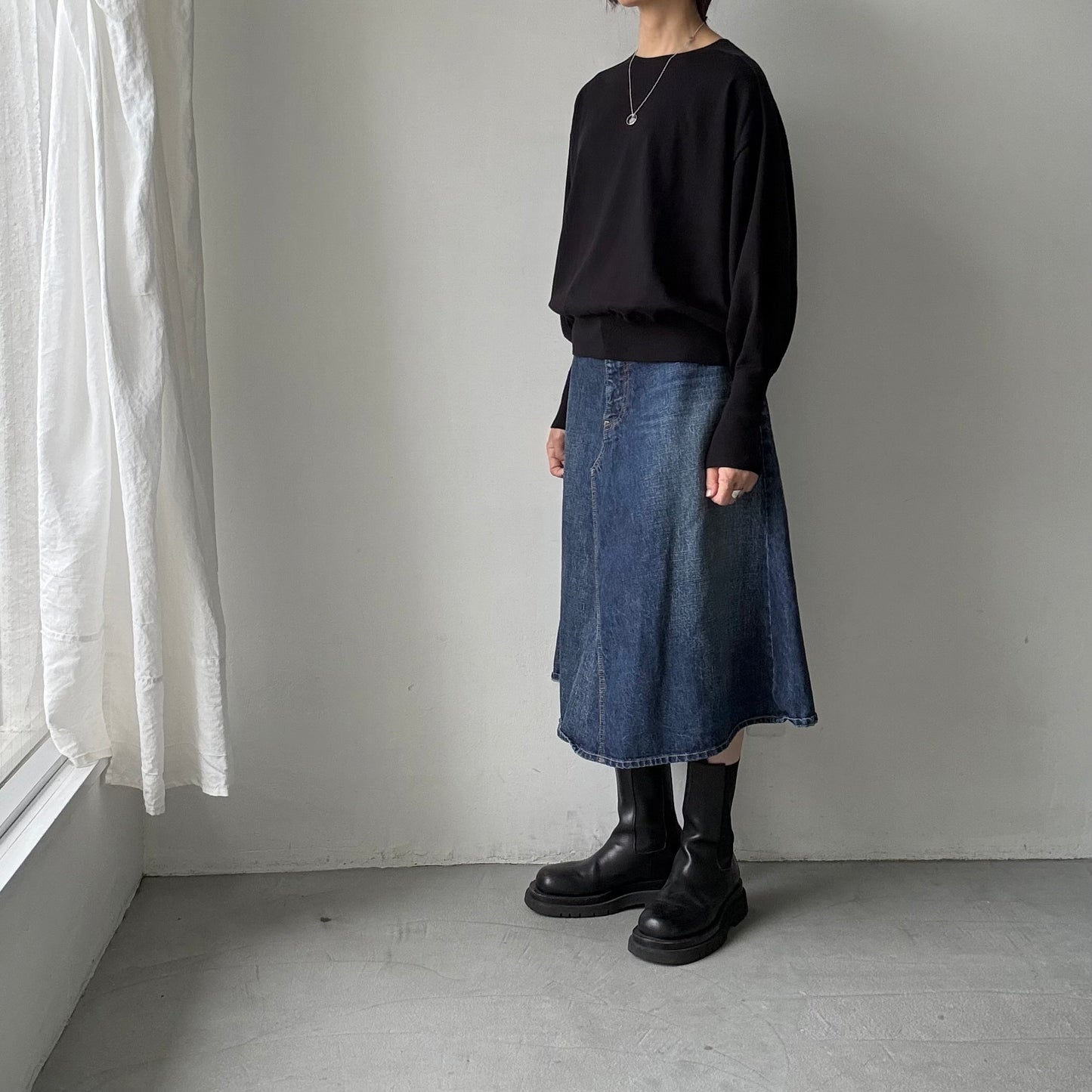 🔴再生産11日入荷分予約受付中🔴as it is   バルーンスリーブニット