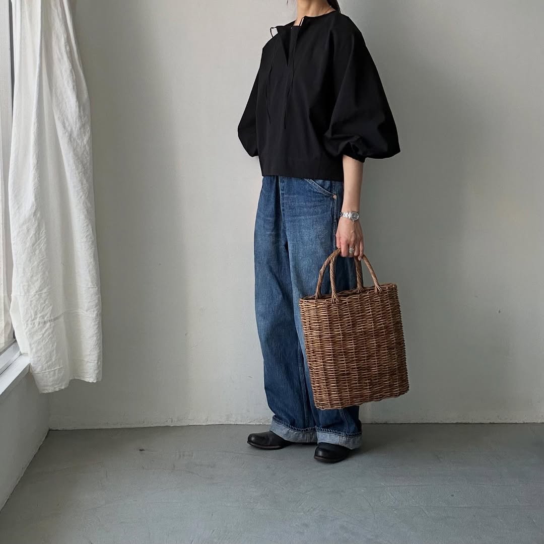 TENNE HANDCRAFTED MODERN ボリュームスリーブプルオーバー