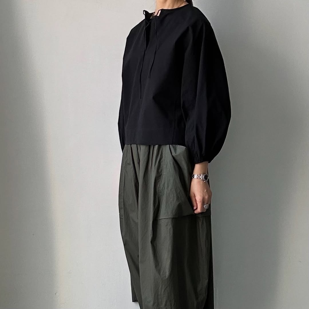 TENNE HANDCRAFTED MODERN ボリュームスリーブプルオーバー