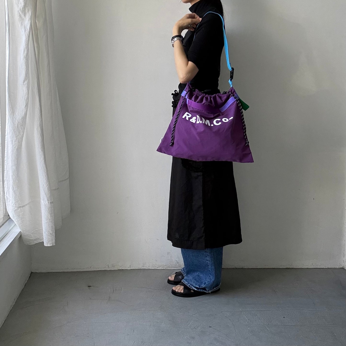 R&D.M.Co 　ショッピングバッグ　パープル