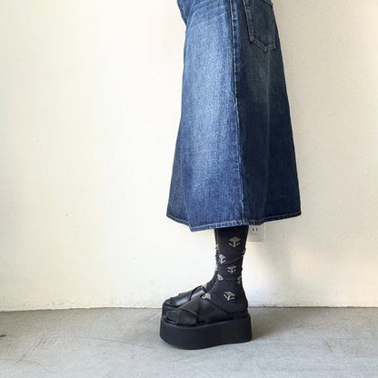 French Bull ジニアオーバーニーソックス　チャコールグレー