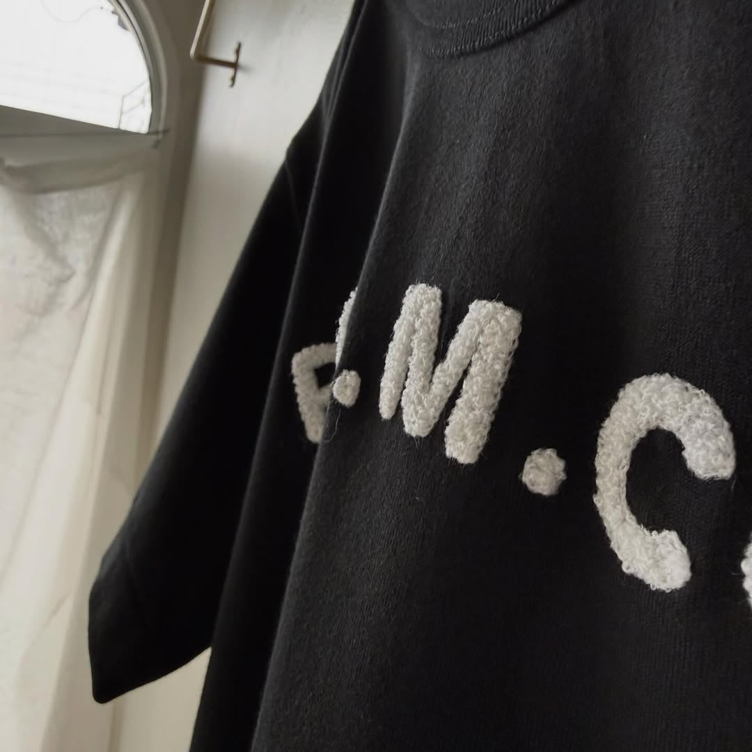 R&D.M.Co パイルエンブロイダリーTシャツ