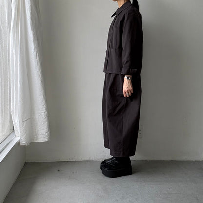 atelier d'antan Kantor コットンジャケット　ダークグレー