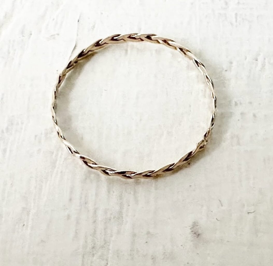 Toile Bijoux 三つ編みリング  12号