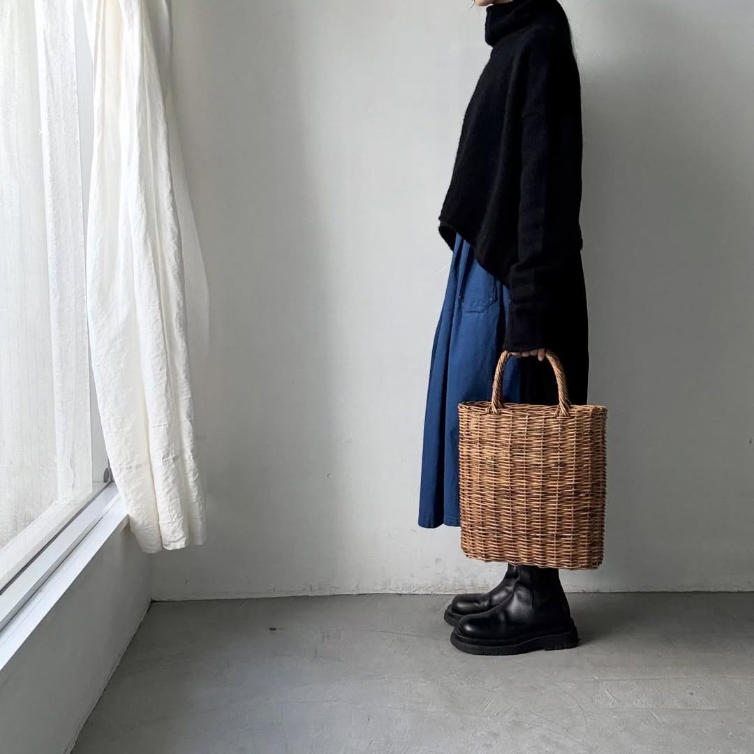 R&D.M.Co カシミアメリノハイネックセーター