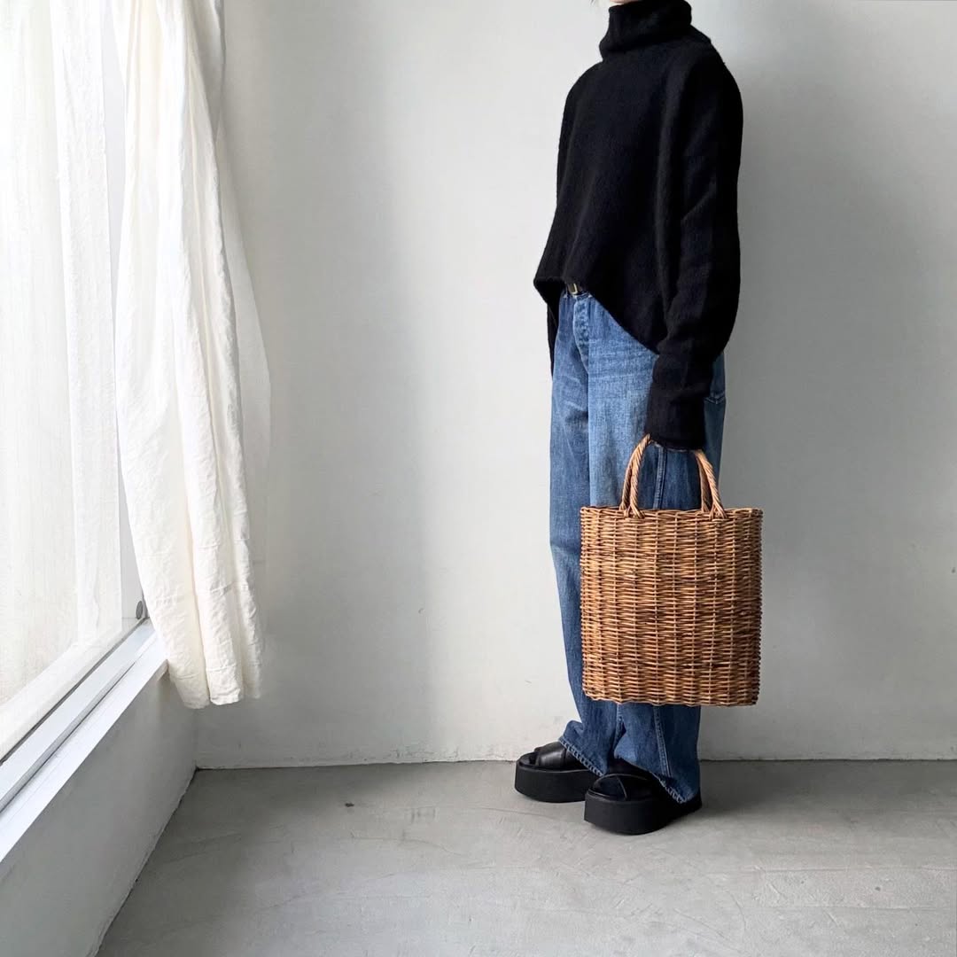 R&D.M.Co カシミアメリノハイネックセーター