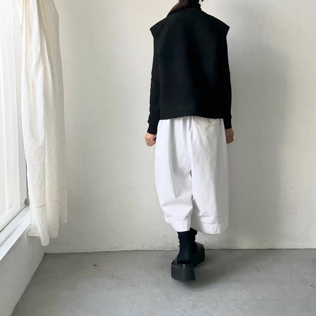 TENNE HANDCRAFTED MODERN アンゴラツイードベスト – blanc