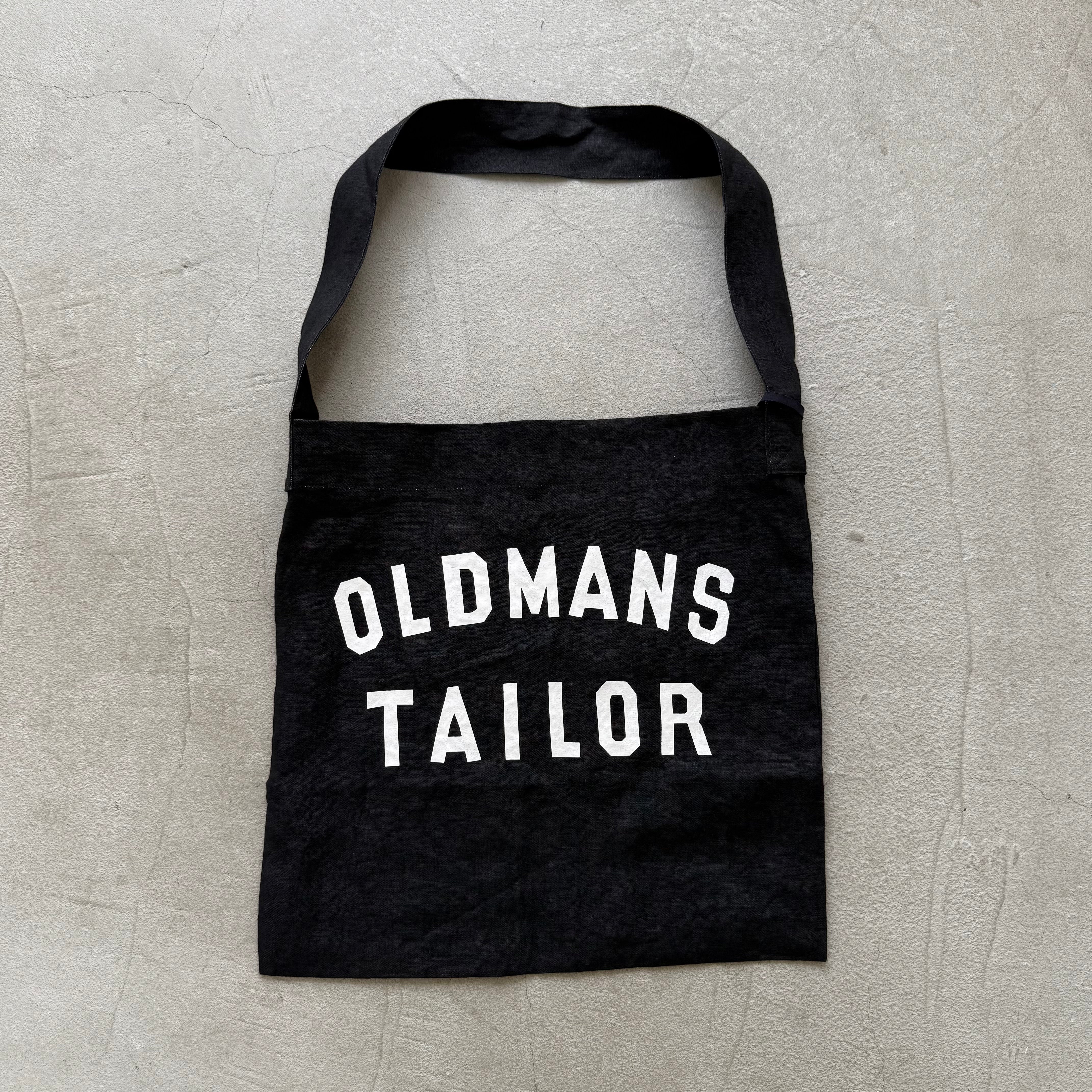 OLDMANS TAILOR ブラックショルダーバッグ OLDMANS TAILOR OMTワンショルダーバッグ ブラック – blanc