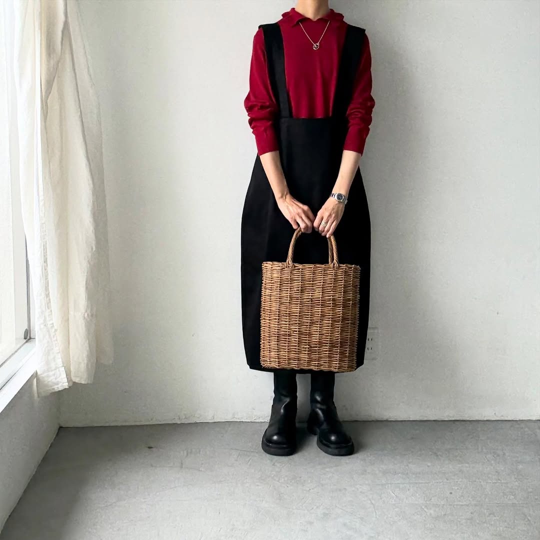 cion コットンジャンパースカート