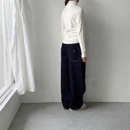 MAGALI コットンウールハイネックカットソー　アイボリー