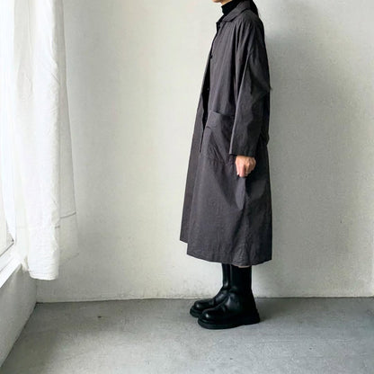jujudhau  デッドストックコットンワークコート　グレー