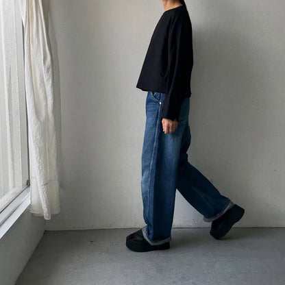 TENNE HANDCRAFTED MODERN ボートネックプルオーバー