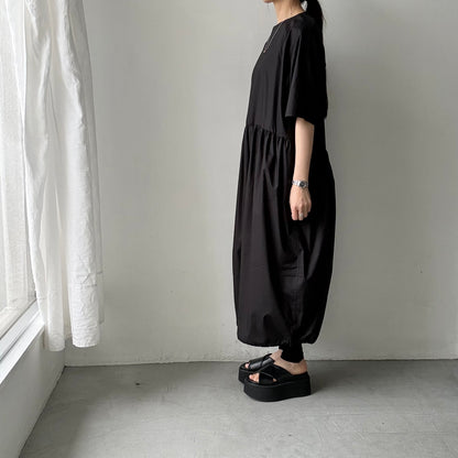 TENNE HANDCRAFTED MODERN バルーンドレス　ブラック
