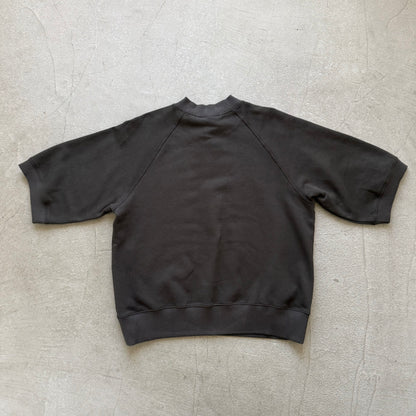 atelier naruse  コットン半袖スウェットシャツ　スミクロ