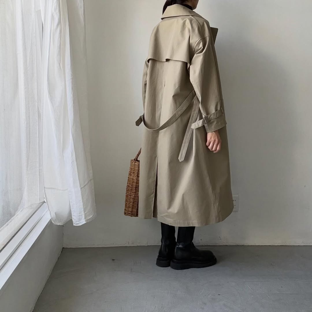 TENNE HANDCRAFTED MODERN　ブリスベンモスビッグサイズトレンチコート