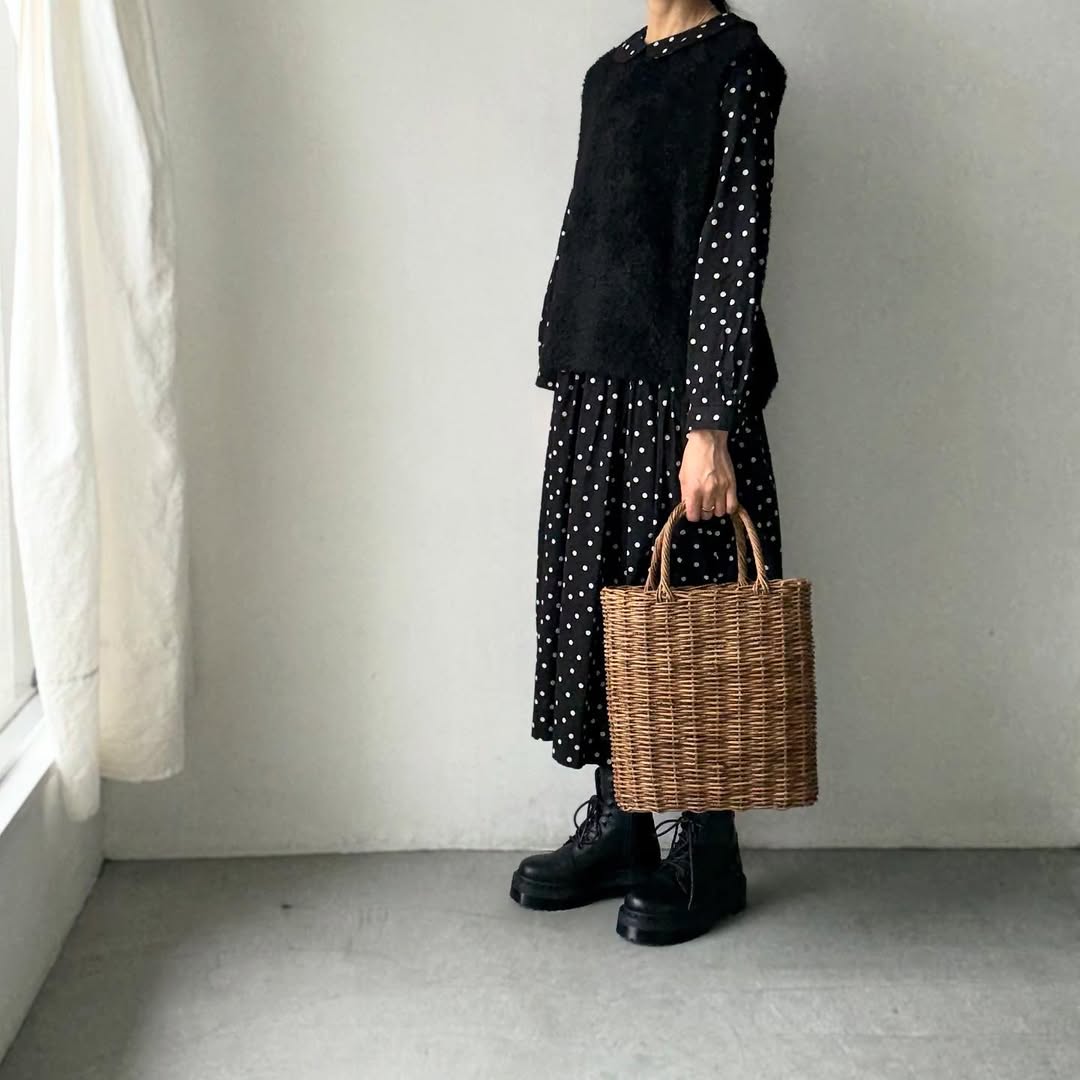 cion  アルパカ混モールベスト