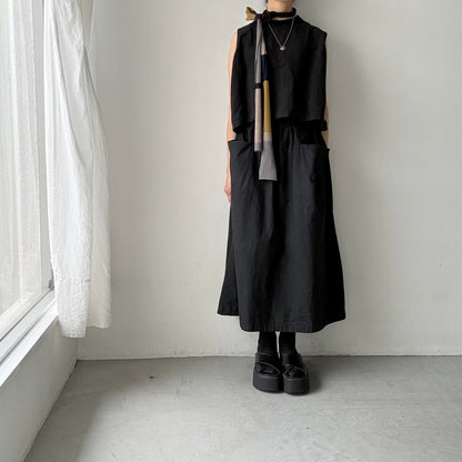 atelier naruse  マルチボーダーニットスカーフ