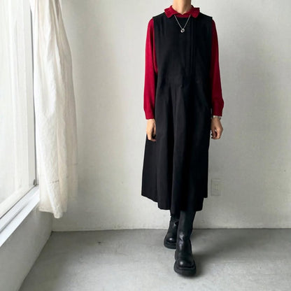 cion  ウールフリルカラーポロニット　レッド