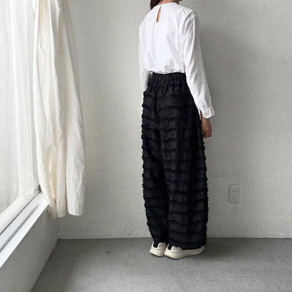 kijinokanosei  鳥の子ワイドパンツ