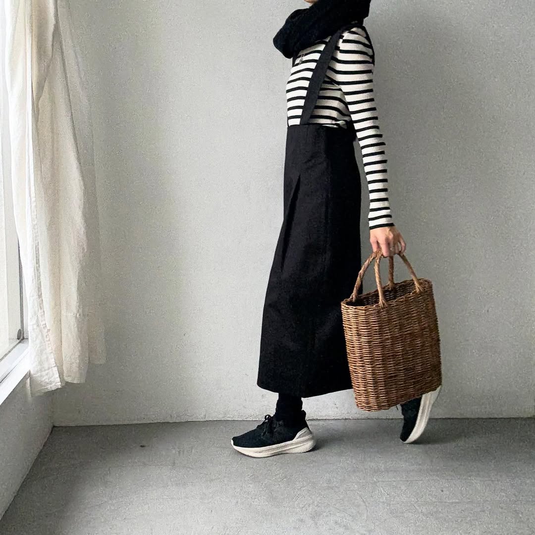 cion コットンジャンパースカート