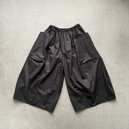 TENNE HANDCRAFTED MODERN ビッグポケットキュロット　ブラック
