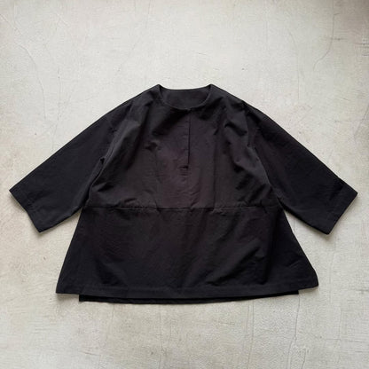atelier d'antan Bouvetコットンプルオーバー　ブラック