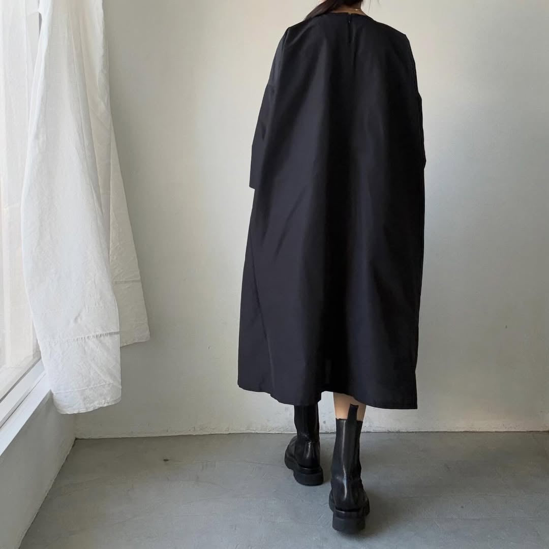 R&D.M.Co  タフタプルオーバードレス