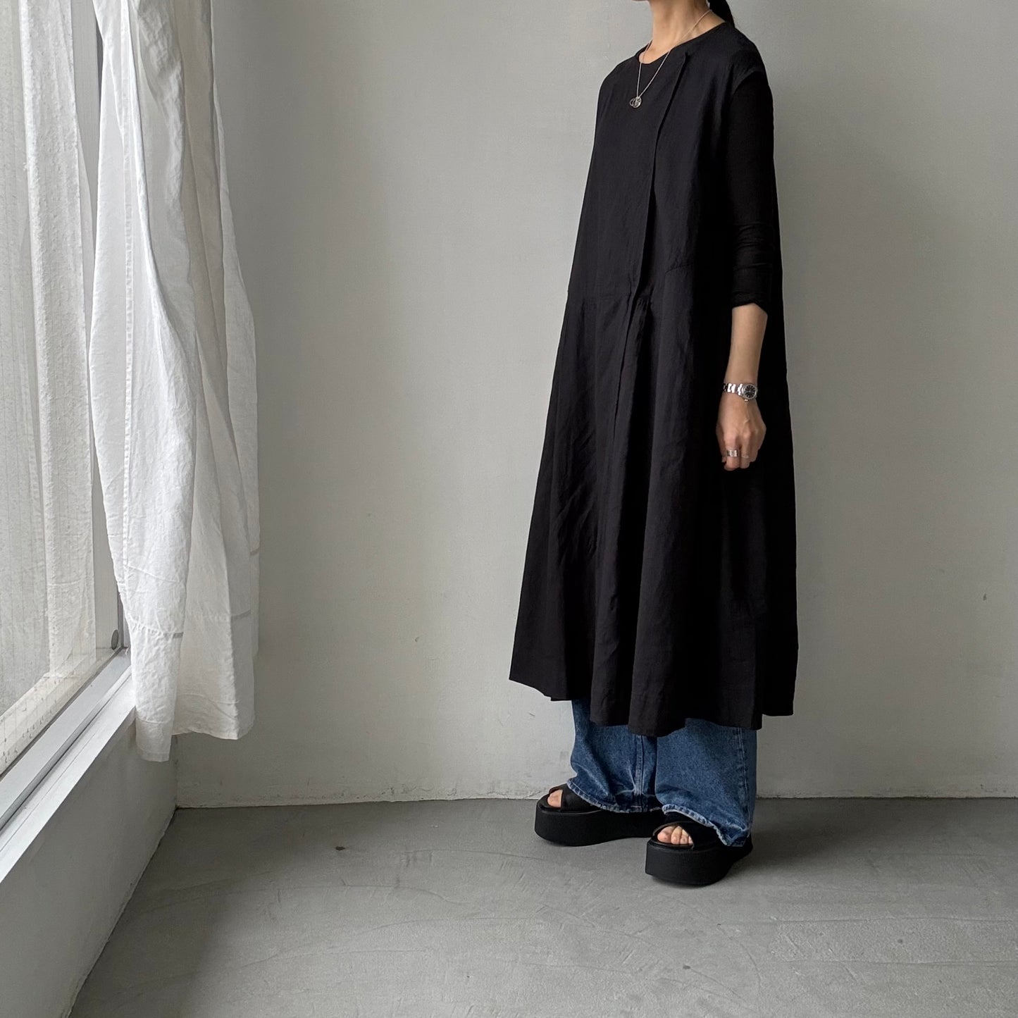 atelier d'antan  brieノースリーブドレス　