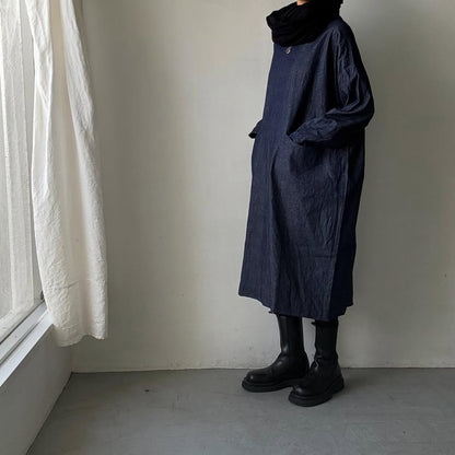 jujudhau デニムイージードレス