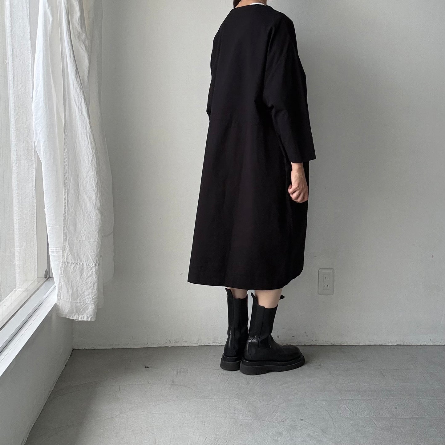 jujudhau デッドストックコットンイージードレス