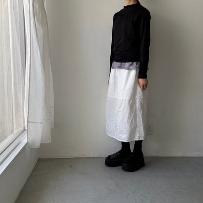 R&D.M.Co  ボトルネックTシャツ　ブラック