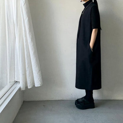 atelier naruse コットンリネンスラブジャンパースカート