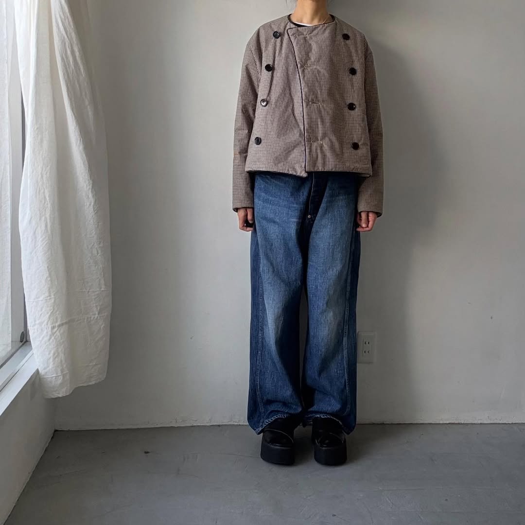 R&D.M.Co  ガンクラブトリミングパフジャケット