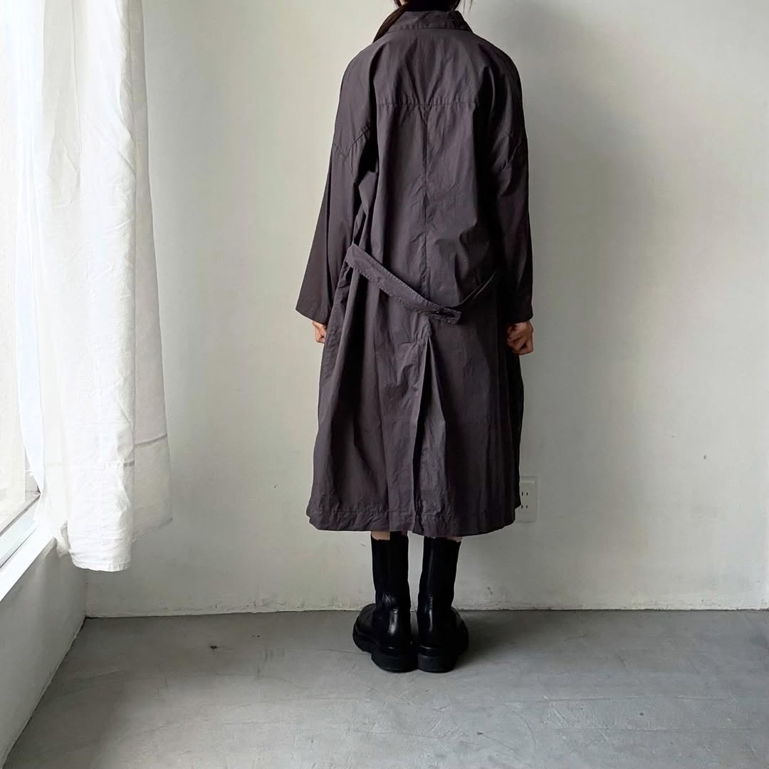 jujudhau  デッドストックコットンワークコート　グレー