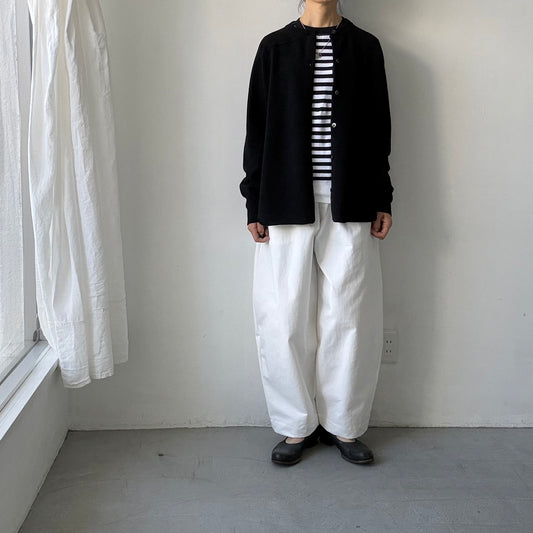 homspun ラムカーディガン　ブラック