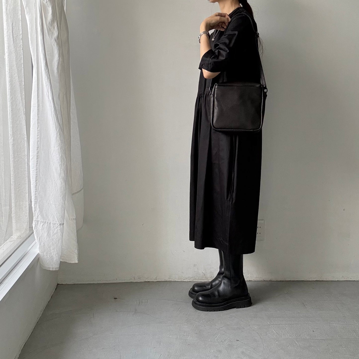 STYLE CRAFT   スクエアショルダー&ワンハンドルバッグ