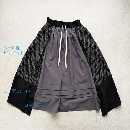 MAGALI  ピンドットツイードヴィンテージスカート