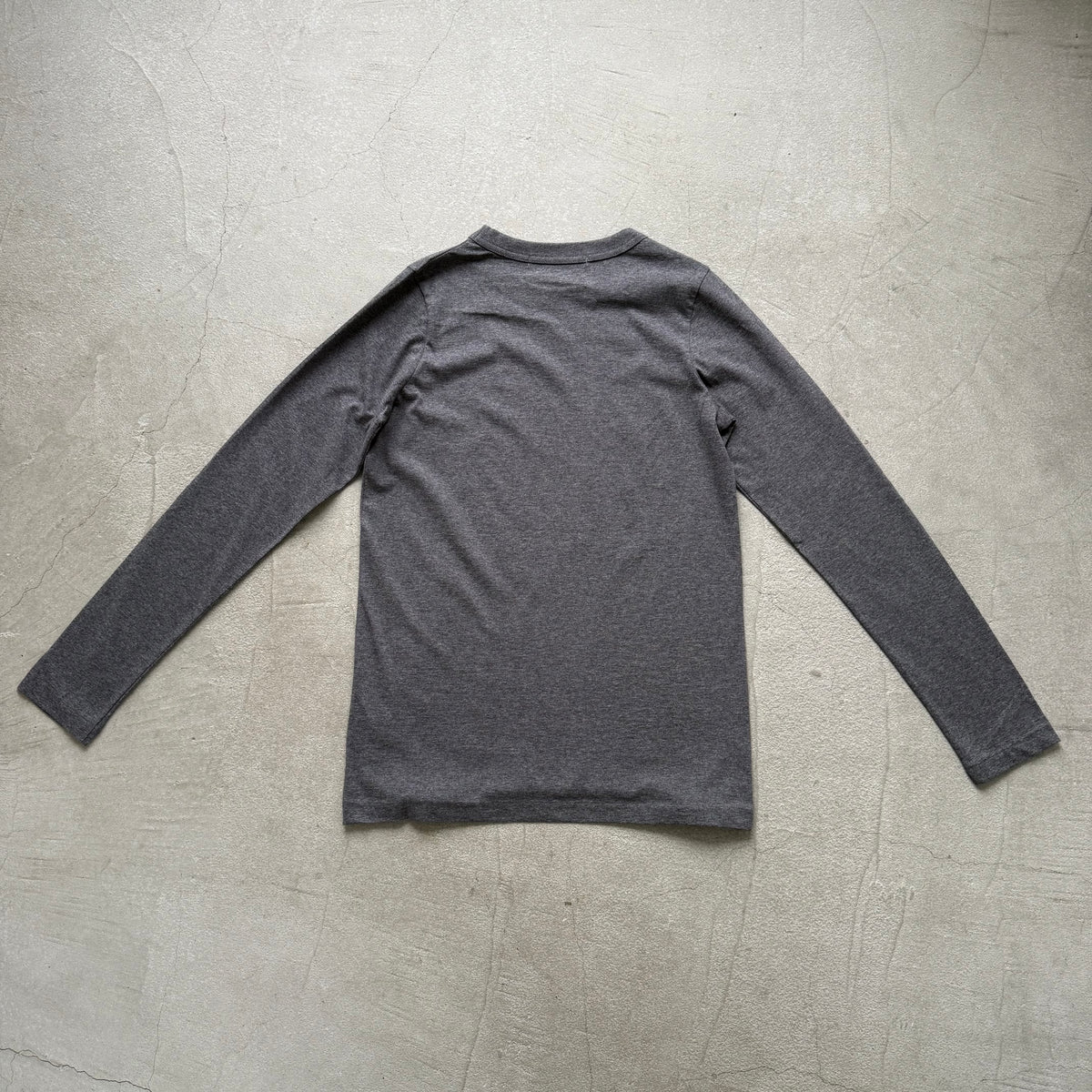 R&D.M.Co トレジャーハンティング長袖Tシャツ　チャコールグレー