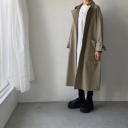 TENNE HANDCRAFTED MODERN　ブリスベンモスビッグサイズトレンチコート