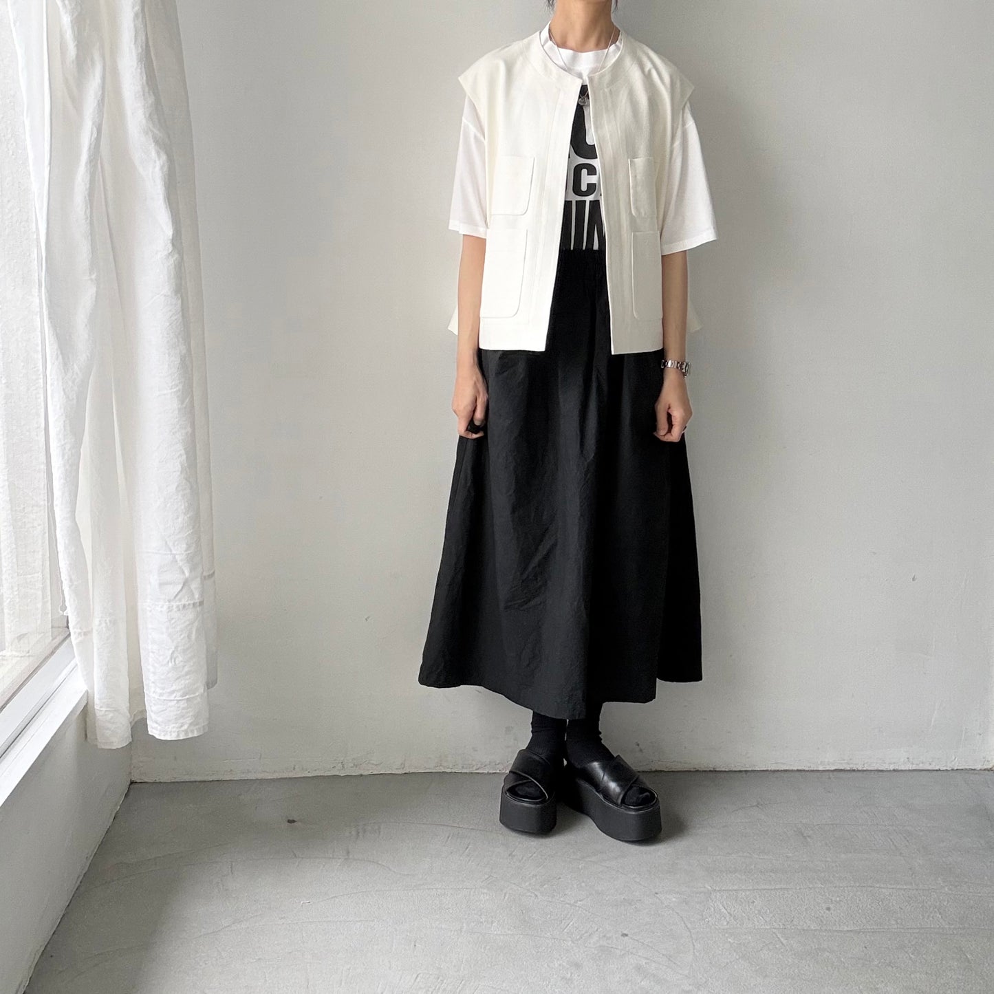 TENNE HANDCRAFTED MODERN  シルクキュプラツイードベスト