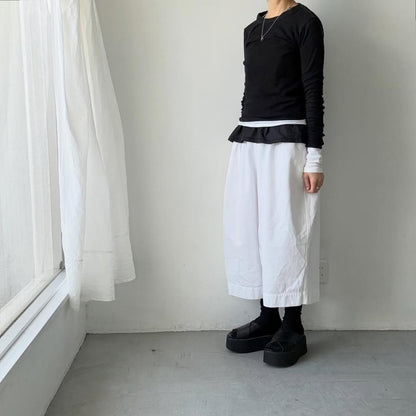 homspun  無地ノースリーブプルオーバー