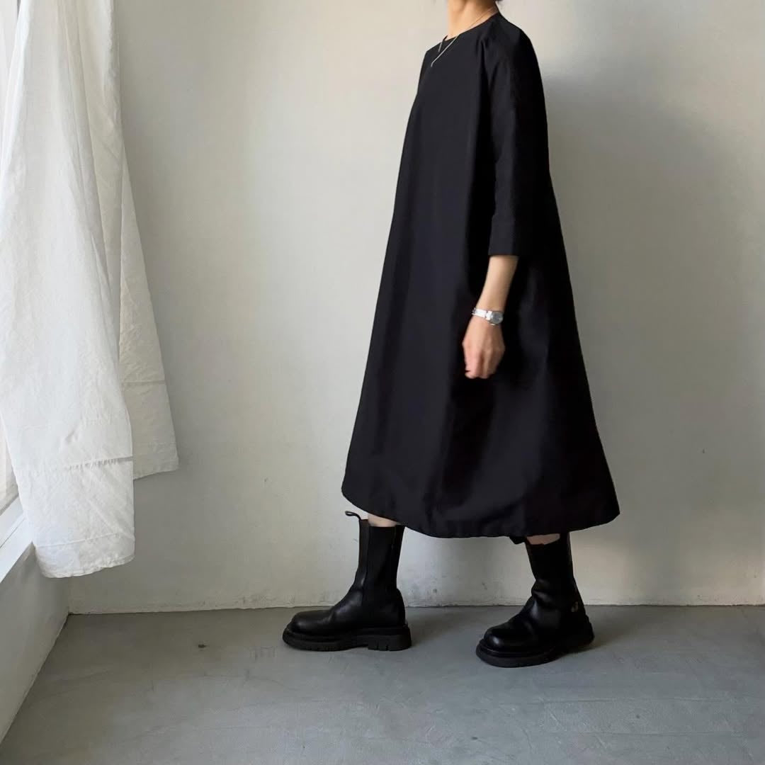 R&D.M.Co  タフタプルオーバードレス