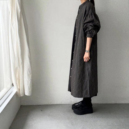 kijinokanosei  フラクタルシャツドレス