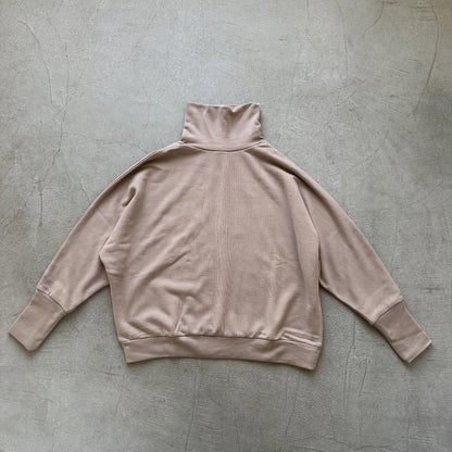 Linenya  コットンハイネックプルオーバー　ベージュ