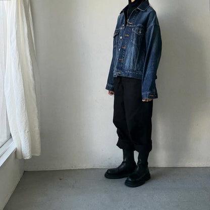 R&D.M.Co  デニムオーバーサイズトラッカージャケット