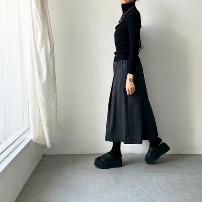 Linenya  ウールタックスカート