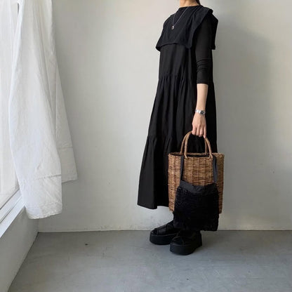 R&D.M.Co ガーメントダイフリルショルダーバッグ