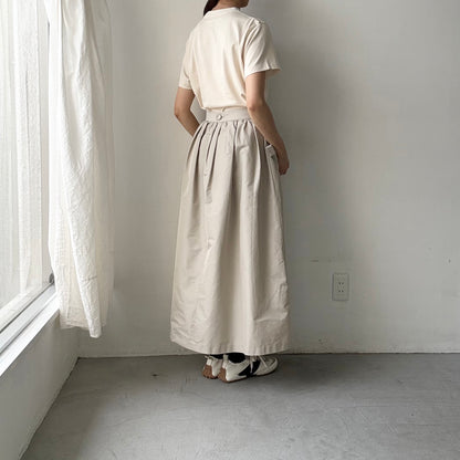 OLDMANS TAILOR OMTフロッキープリントロゴ半袖Tシャツ