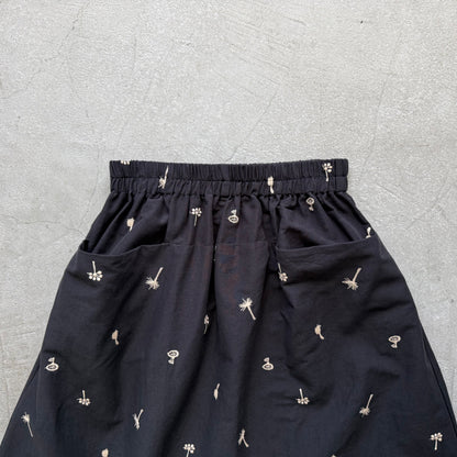atelier naruse  コットンリネンカットインポケットスカート nohara